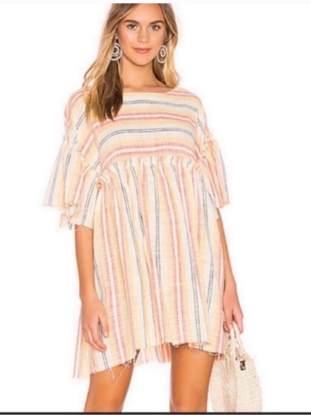 Free People “Summer Nights”  Cotton Gauze Dress/tunic
